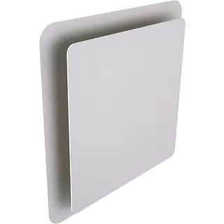 Ubbink Haelix Quadro toe- en afvoerventiel KS 125 mm, wit