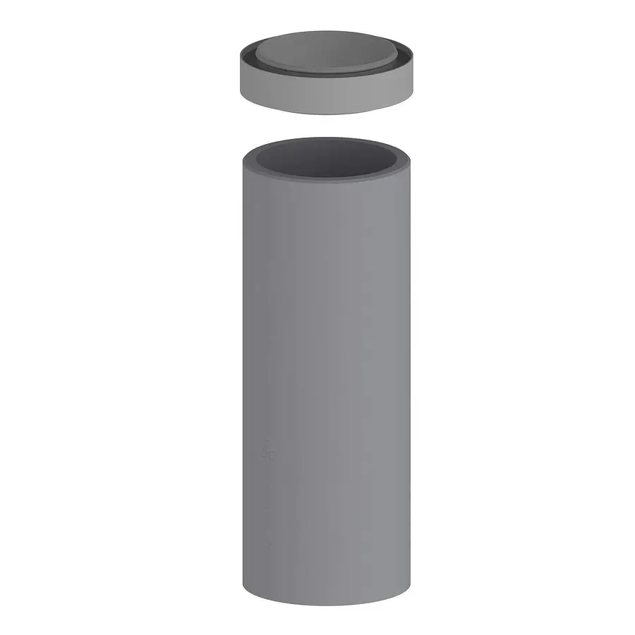 Burgerhout EasyAir ventilatiekanaal, 160 mm, l= 1 m, EPS, geisoleerd