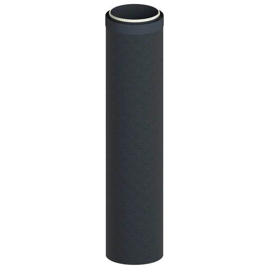 Duco DucoFlex geïsoleerd kanaal, star, 200 mm, l= 1000 mm, met koppelstuk