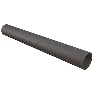 Ubbink Aerfoam geisoleerd kanaal, EPE, 160 mm, l=2000 mm, grijs