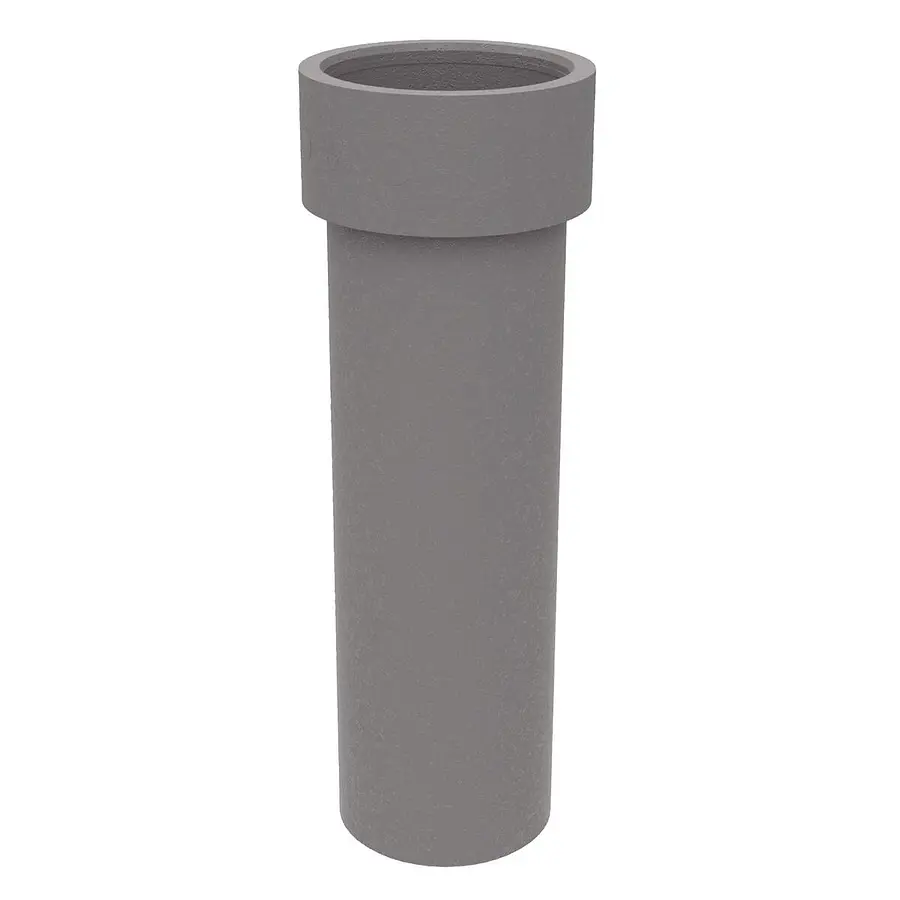 Burgerhout ventilatiepijp geisoleerd 125 mm, lengte = 1000 mm EPP met mof