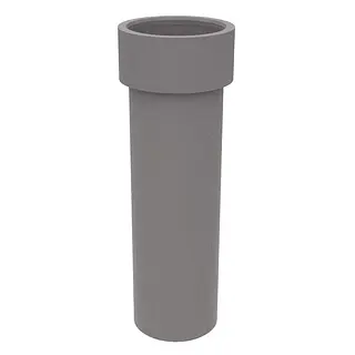 Burgerhout ventilatiepijp geisoleerd 160 mm, lengte = 1000 mm EPP met mof