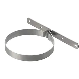 Ubbink dakbeschotbeugel Ø131 mm staal verzinkt blank