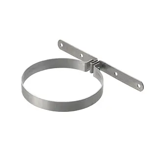 Ubbink dakbeschotbeugel Ø186 mm staal verzinkt blank