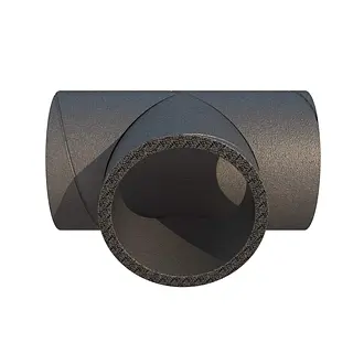 Ubbink Aerfoam T-stuk 90°, EPE 160 mm, grijs