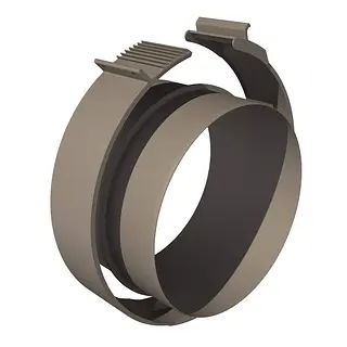 Ubbink Aerfoam koppelstuk 125 mm, grijs