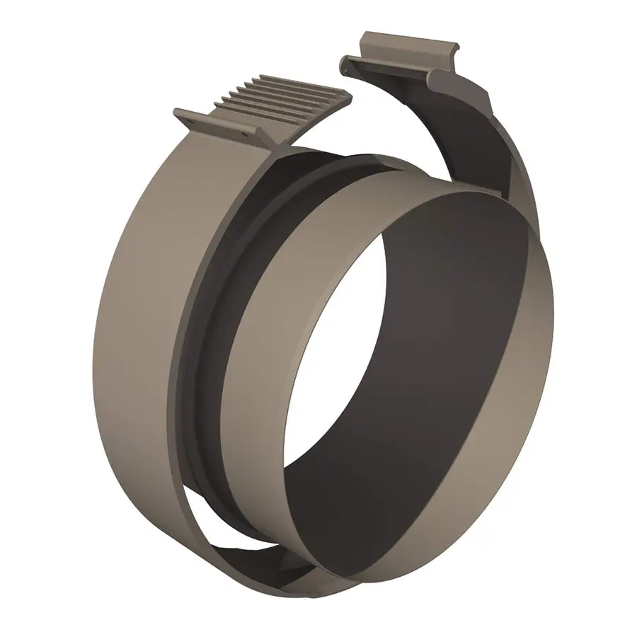 Ubbink Aerfoam koppelstuk 125 mm, grijs