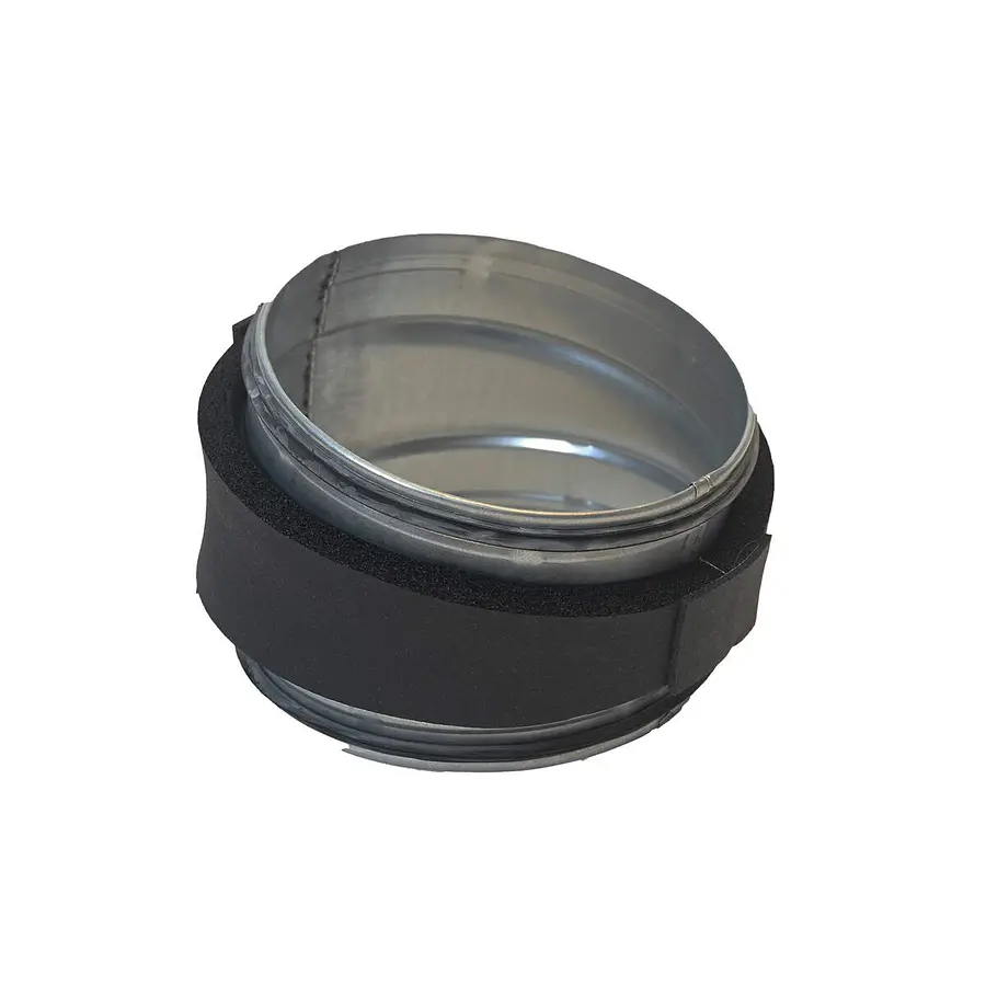 R-Vent spiro safe segmentbocht 400 mm, 15°, dampdicht geisoleerd 13 mm