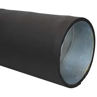 R-Vent spiro safe buis 400 mm, l= 3 meter, sendzimir verzinkt, dampdicht geisoleerd, isolatiedikte 13 mm