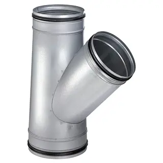 Zehnder ComfoPipe Compact t-stuk, 45°, 200 mm