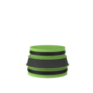 Duco DucoFlex geïsoleerd aansluitstuk, 180 x 160 mm, met rubber