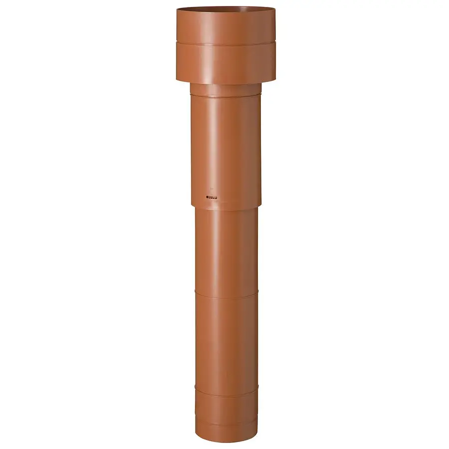Ubbink Ventub ventilatiepijp 110 mm, l= 780 mm, natuurrood