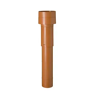Ubbink Ventub ventilatiepijp 131 mm, l= 1020 mm, terracotta