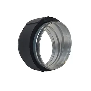 R-Vent spiro safe verloopstuk 400-355 mm, sendzimir verzinkt, dampdicht geisoleerd, isolatiedikte 13 mm