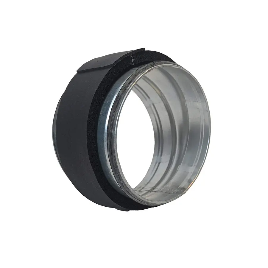 R-Vent spiro safe verloopstuk 400-355 mm, sendzimir verzinkt, dampdicht geisoleerd, isolatiedikte 13 mm