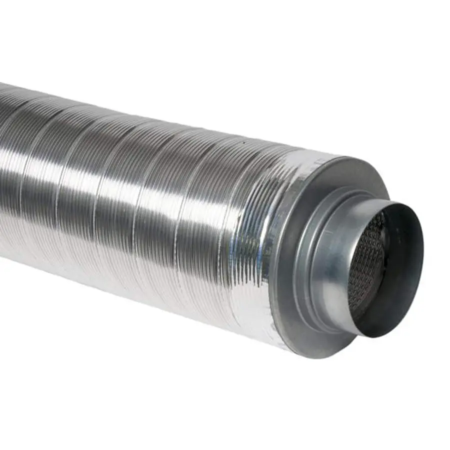 R-Vent flexibele geluiddemper 160 mm, l= 500 mm, isolatie 25 mm