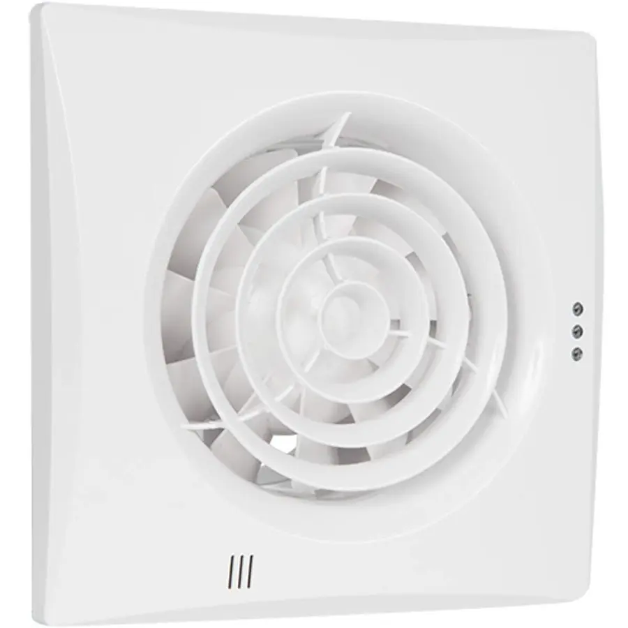 Nedco Silencio 100T badkamer/toiletventilator 100mm 97m³/h 7,5W met timer wit kunststof