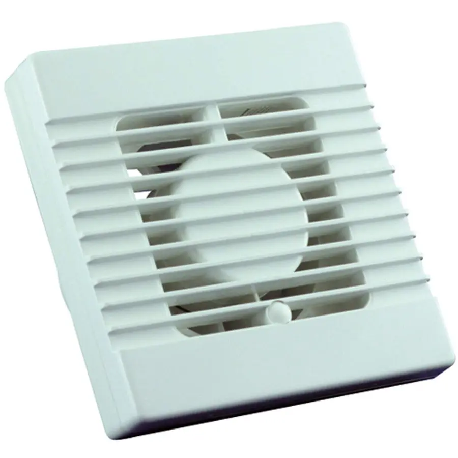 Nedco EF 100T badkamerventilator met nalooptimer 100 mm 90 m³/h kunststof wit