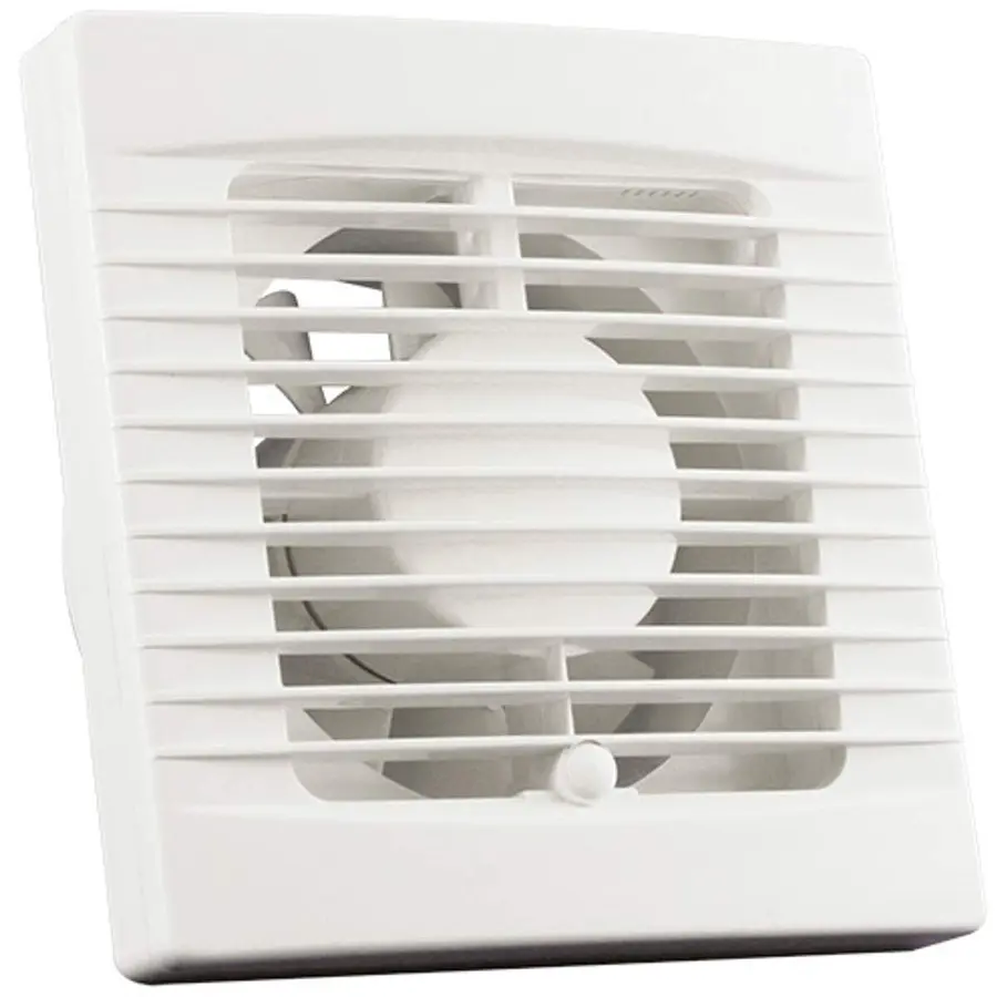 Nedco EF 120T badkamerventilator met nalooptimer 120 mm 130 m³/h kunststof wit