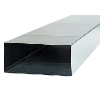 R-Vent spiro instort kanaal 80 x 170 mm, l= 3 meter, sendzimir verzinkt