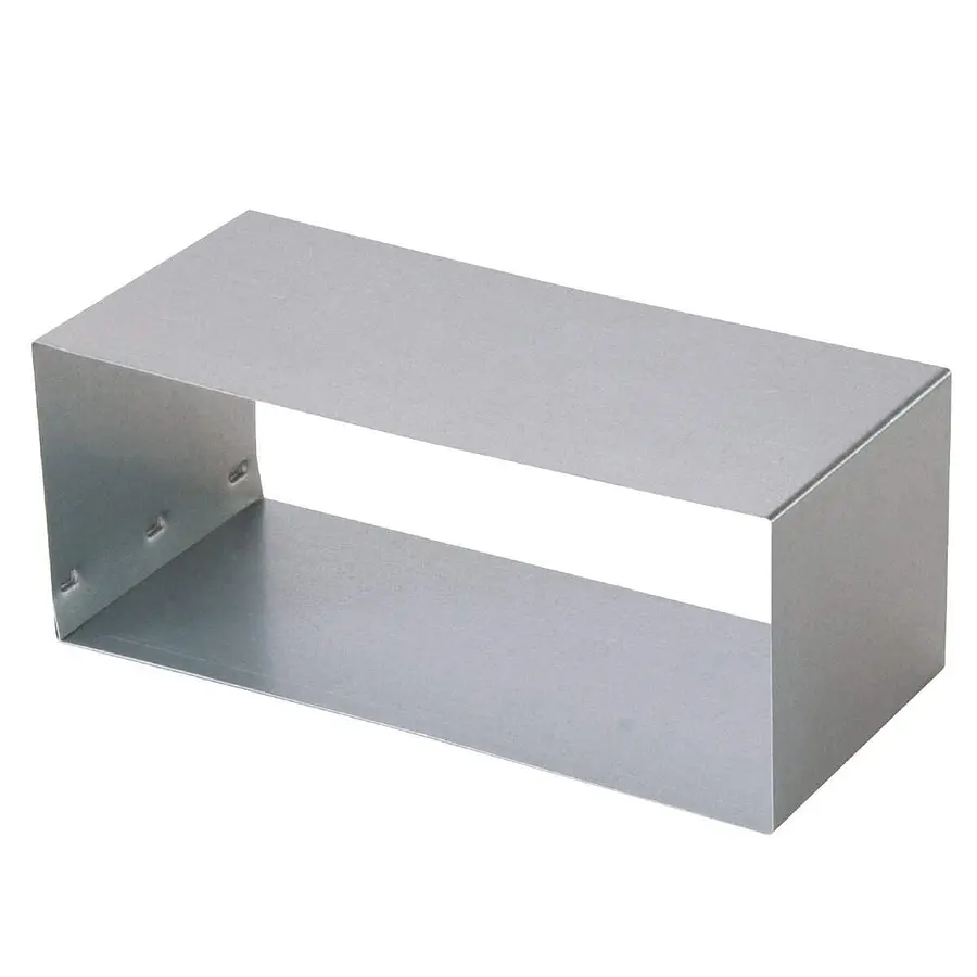 R-Vent spiro instort koppelstuk 80 x 170 mm, sendzimir verzinkt
