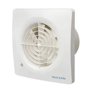 Vent-Axia Supra 100TM badkamerventilator met timer en bewegingssensor