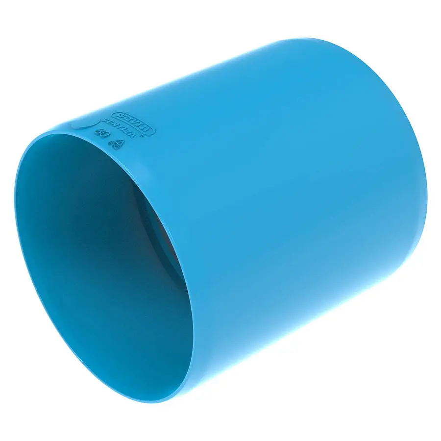 Wavin Ventiza lijmmof 80 mm, mof x mof, pvc