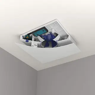 Renson Waves+ VOC RH mechanische ventilatie CO₂ vraagsturing