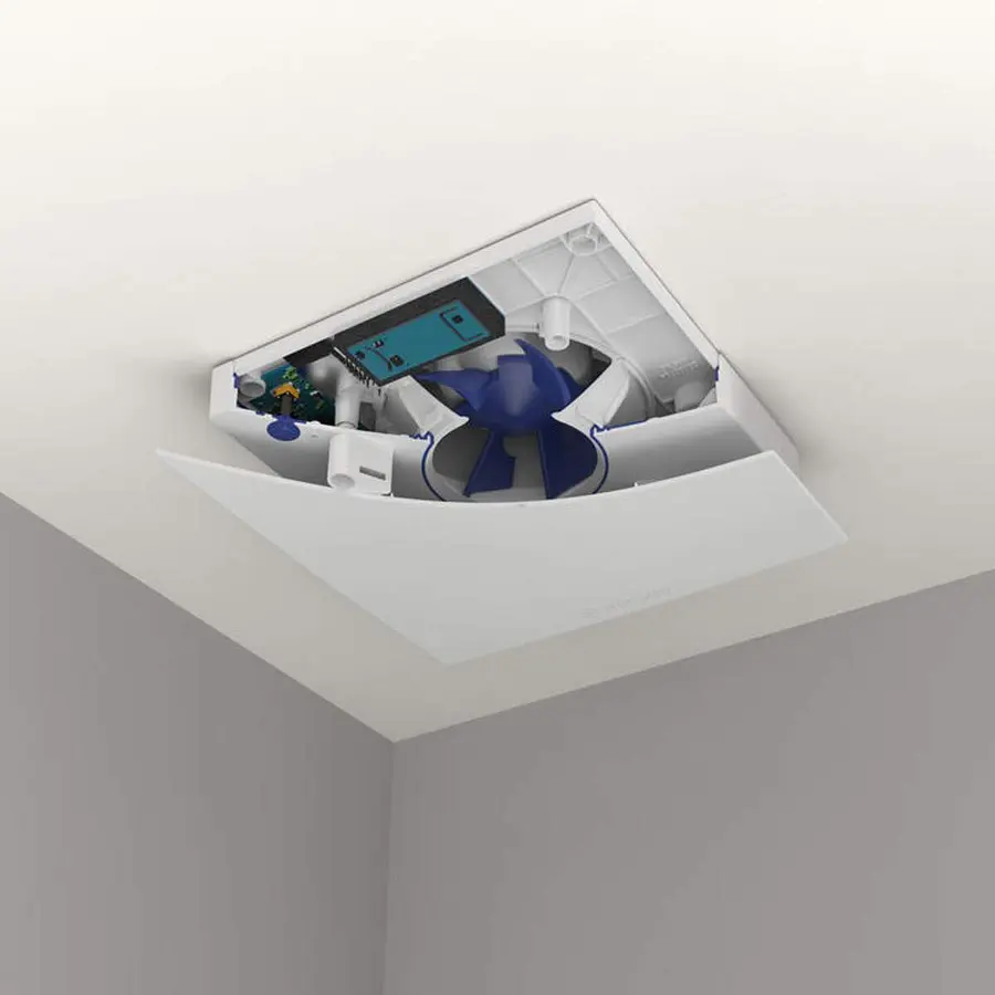 Renson Waves+ VOC RH mechanische ventilatie CO₂ vraagsturing