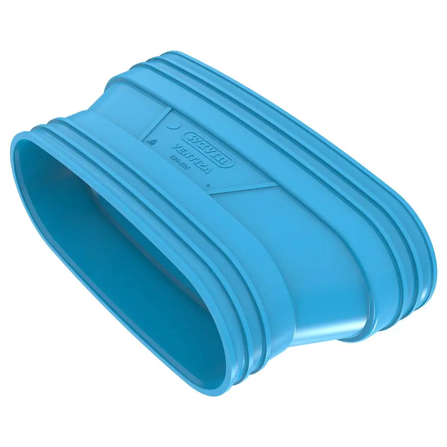 Wavin Ventiza verloop 235 x 195 mm, mof x mof, pvc