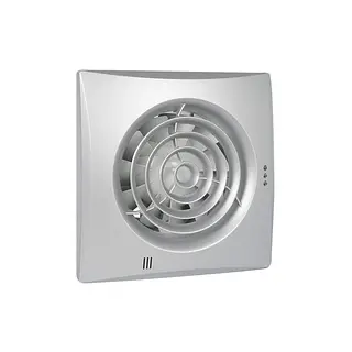 Nedco Silencio 100 badkamer/toiletventilator 100mm 97m³/h 7,5W kunststof aluminium