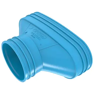 Wavin Ventiza verloop 195 x 80 mm, mof x mof, pvc