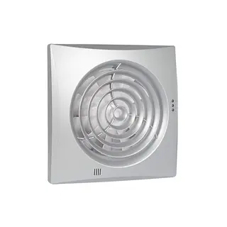 Nedco Silencio 125T badkamer/toiletventilator 125mm 185m³/h 17W met timer kunststof aluminium