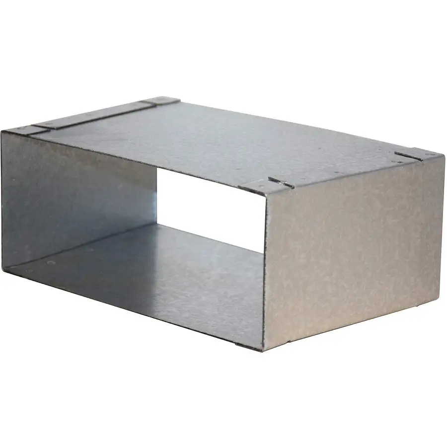 R-Vent spiro instort verloopstuk 80 x 220 mm naar 80 x 170 mm, sendzimir verzinkt