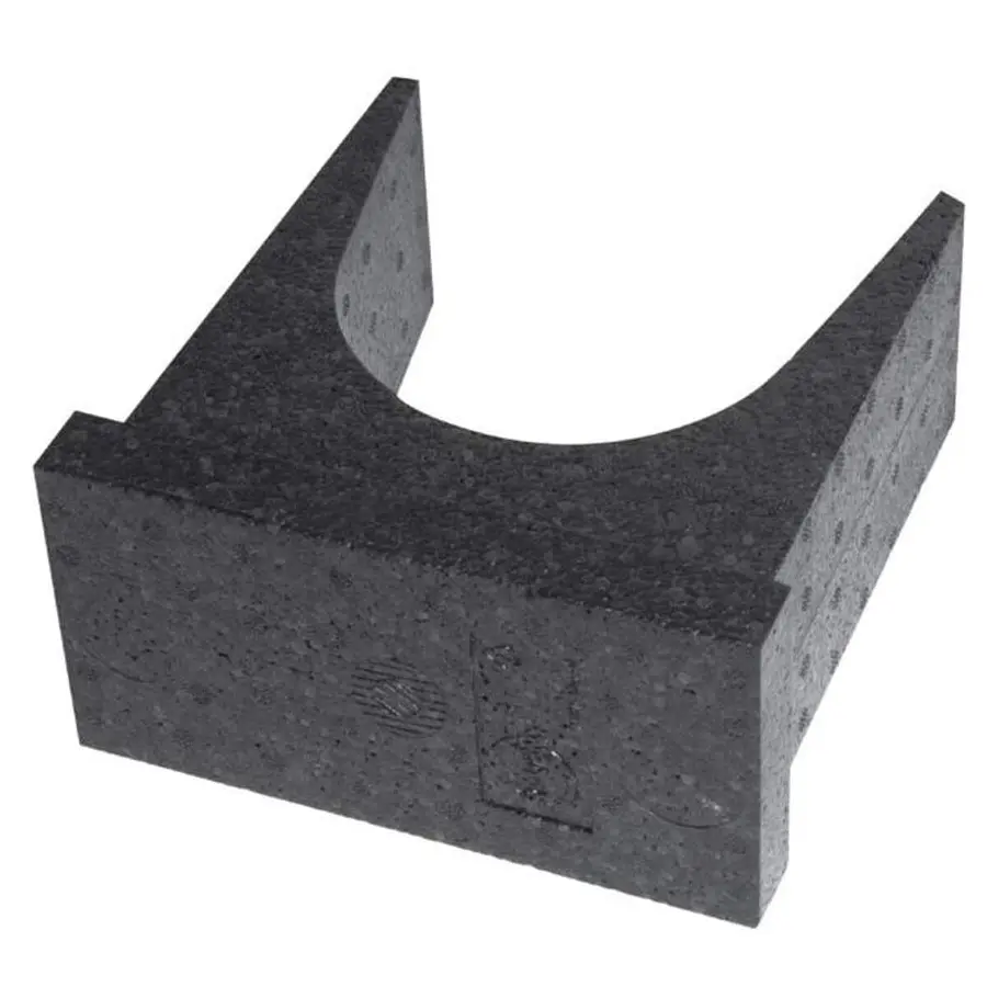 R-Vent spiro instort eindstuk EPP 80 x 170 mm, 125 mm