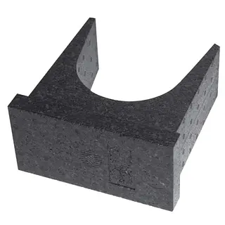R-Vent spiro instort eindstuk EPP 80 x 170 mm, 150 mm