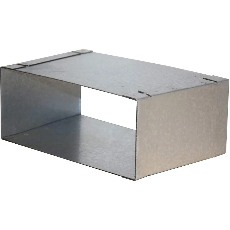 R-Vent spiro instort verloopstuk 80 x 220 mm naar 80 x 200 mm, sendzimir verzinkt