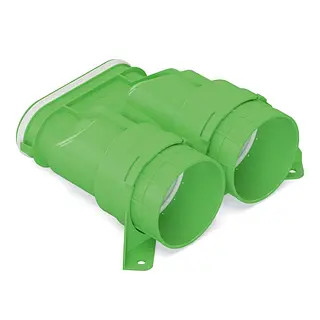 Duco DucoFlex aansluitstuk, ovaal, 90 mm