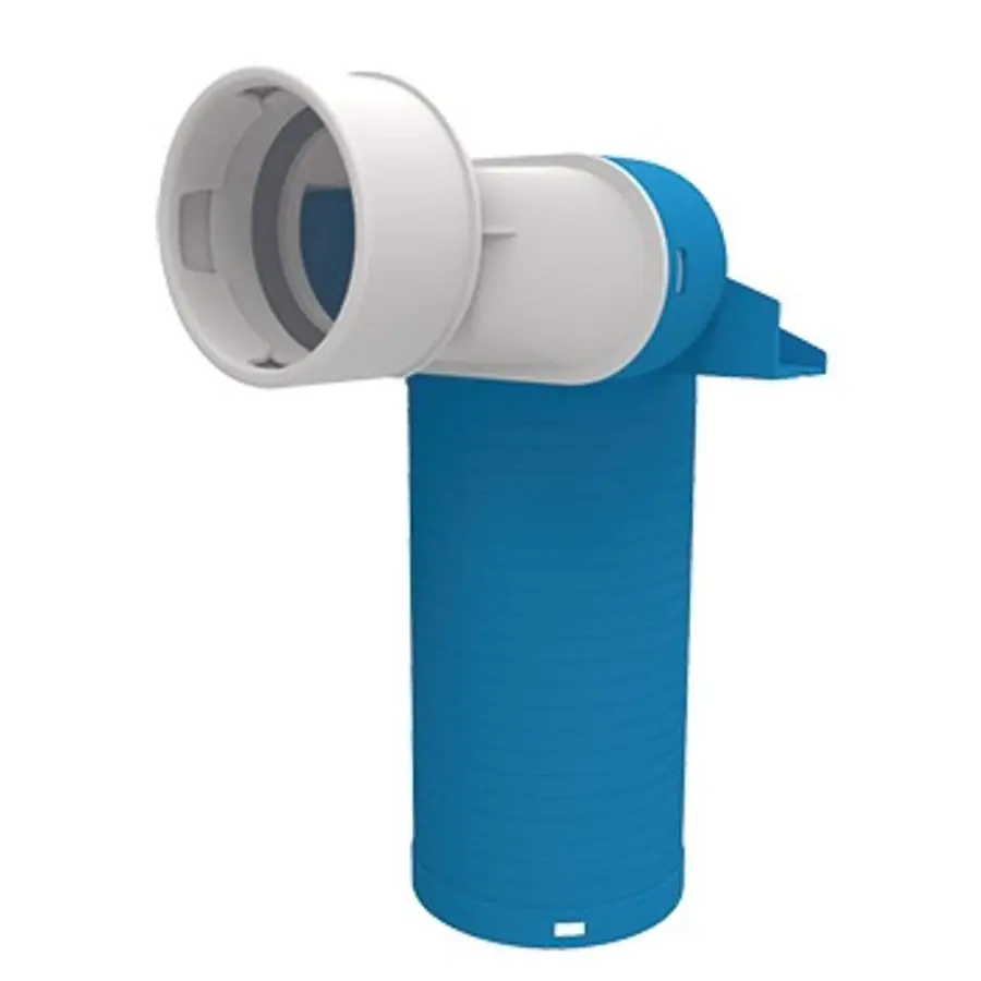 Vent-Axia Uniflexplus+ ventielcollector 1x ø90 mm ø125 mm H=250 mm 90° (VVCH 250 90)