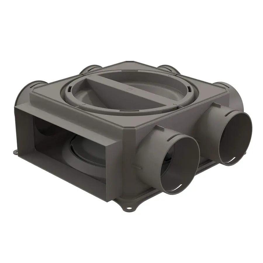Ubbink Air Excellent DB200 luchtverdeelkast DB206H200x80, 6 aansluitingen, 200 mm