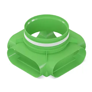 Duco DucoFlex plenum, ovaal, 160 mm
