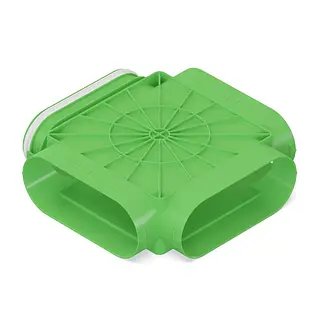 Duco DucoFlex plenum, ovaal, 3x F x 1x M