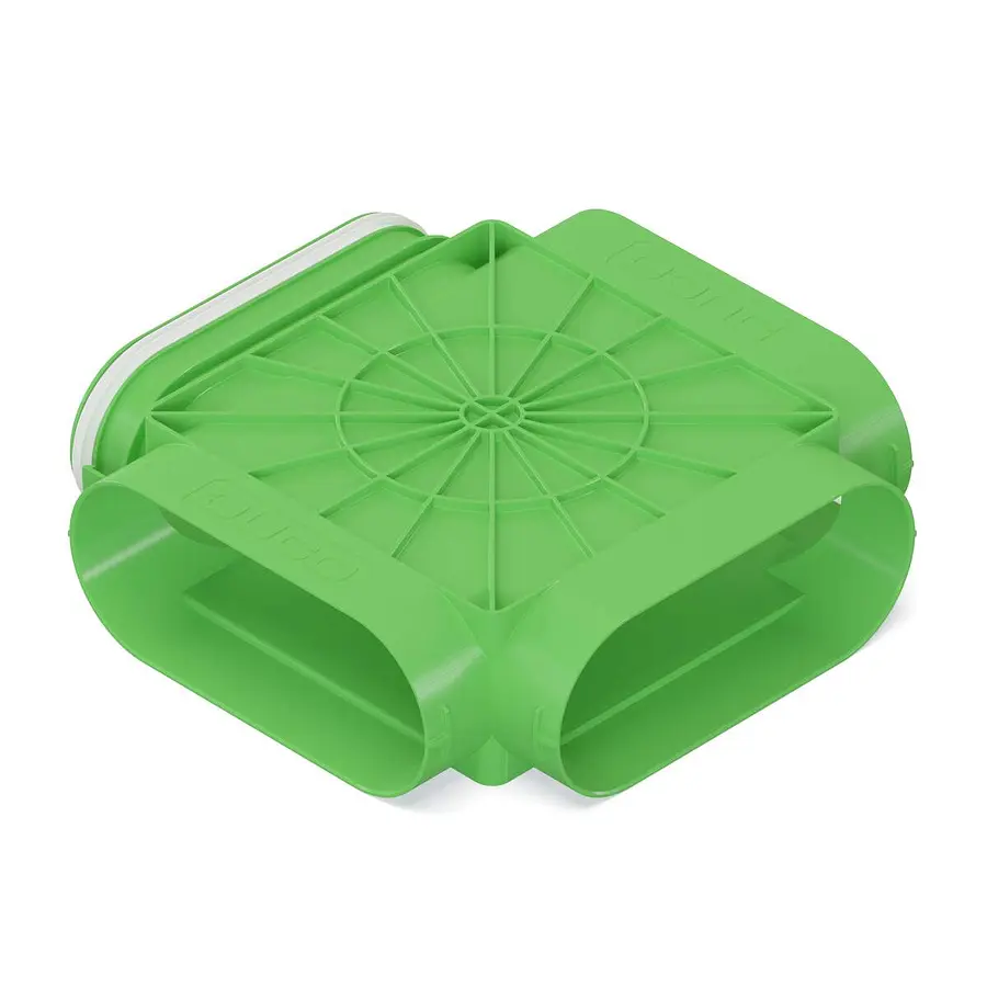 Duco DucoFlex plenum, ovaal, 3x F x 1x M