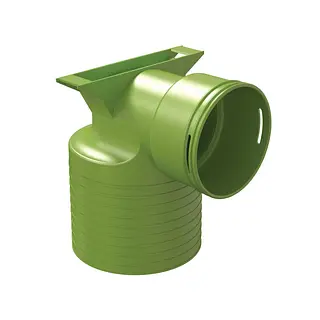 Ubbink Air Excellent AE48c ventieladapter, 125 mm, 90°