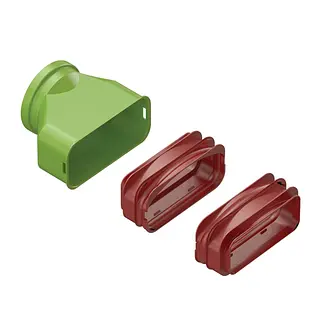 Ubbink Air Excellent AE55sc ventieladapter, voor DB200/DB800 serie