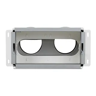 Vent-Axia Uniflexplus+ wandcollector achter 2x ø90 mm 200x100 mm (VMCA 290)