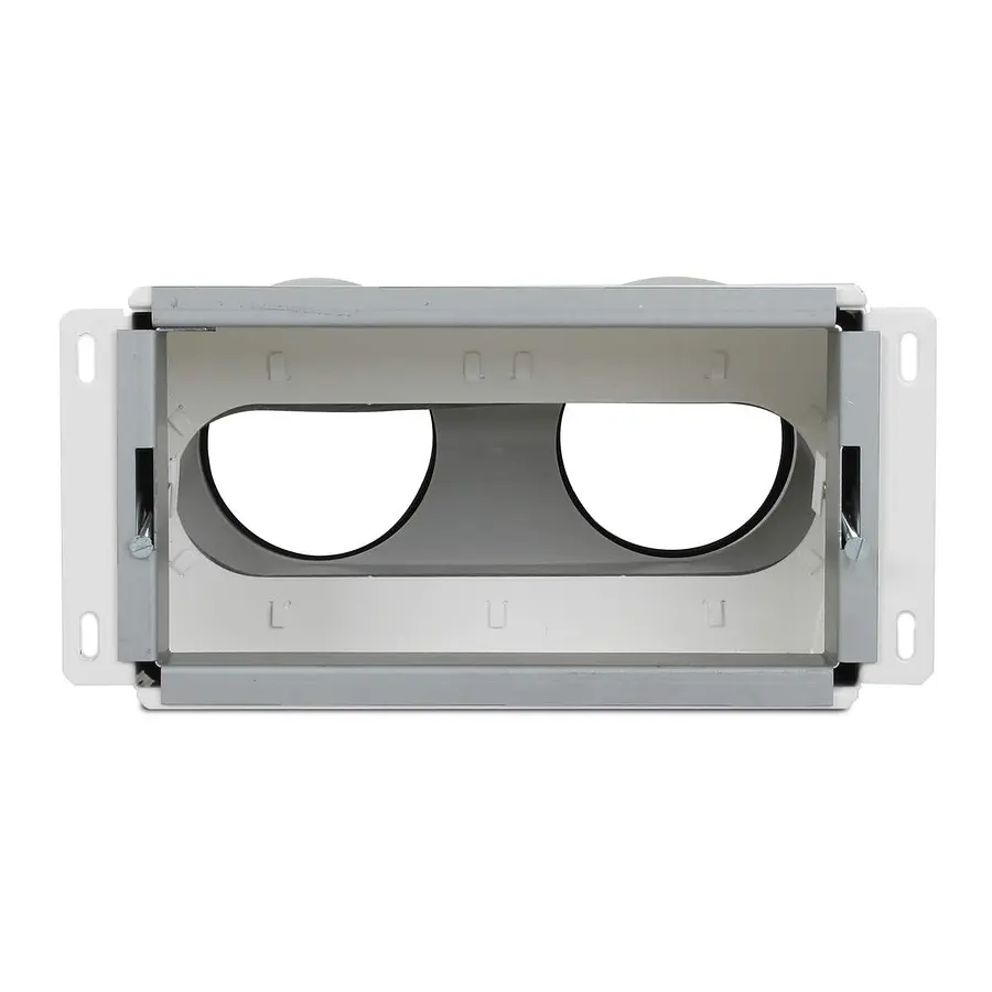 Vent-Axia Uniflexplus+ wandcollector achter 2x ø90 mm 200x100 mm (VMCA 290)