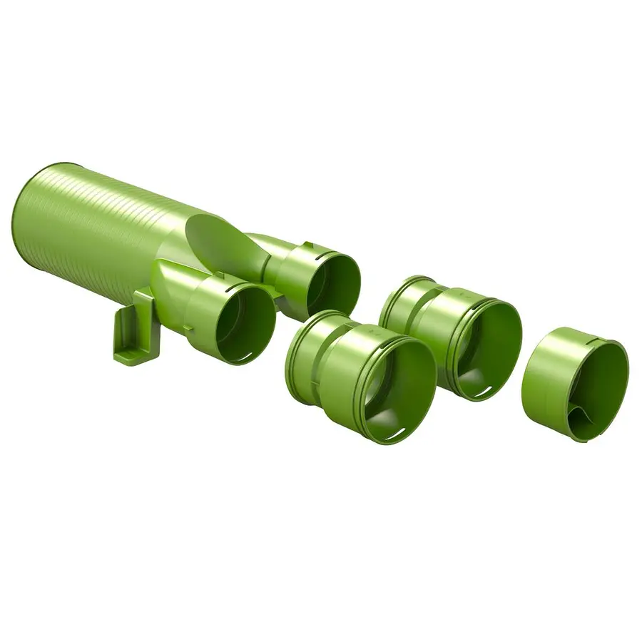 Ubbink Air Excellent AE48c-AE48c ventieladapter, 125 mm, 180°
