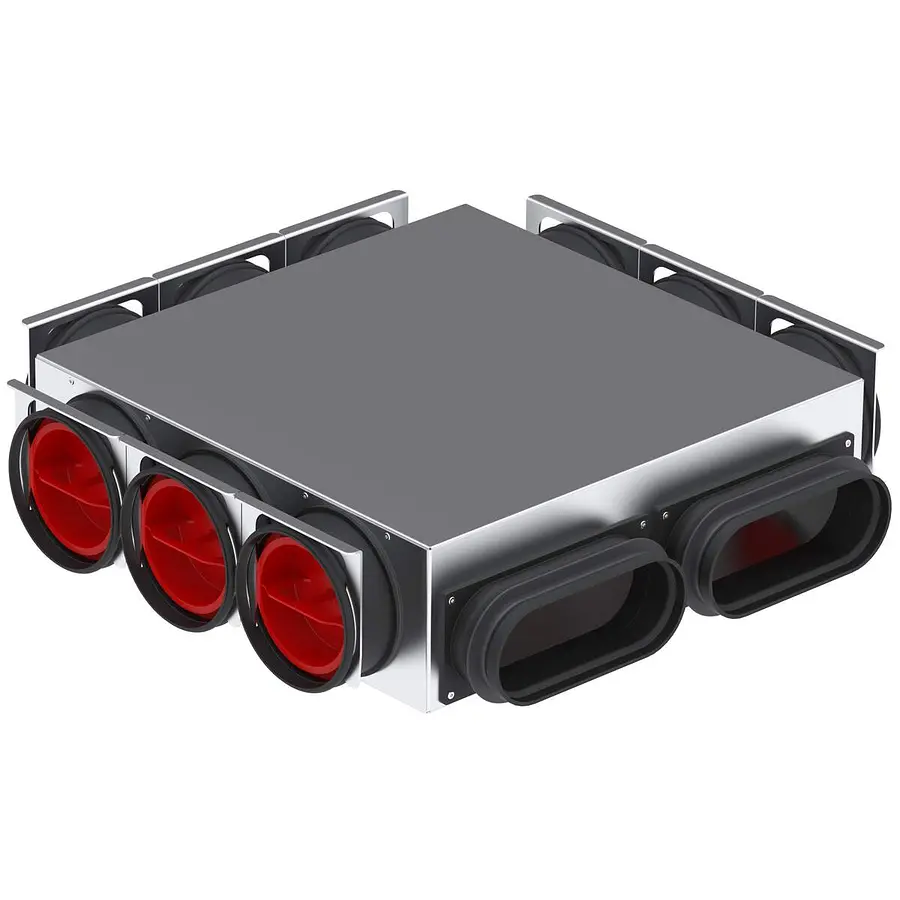 Zehnder ComfoCube CT 350 luchtverdeelkast, 2x CK150, 9x 90 mm