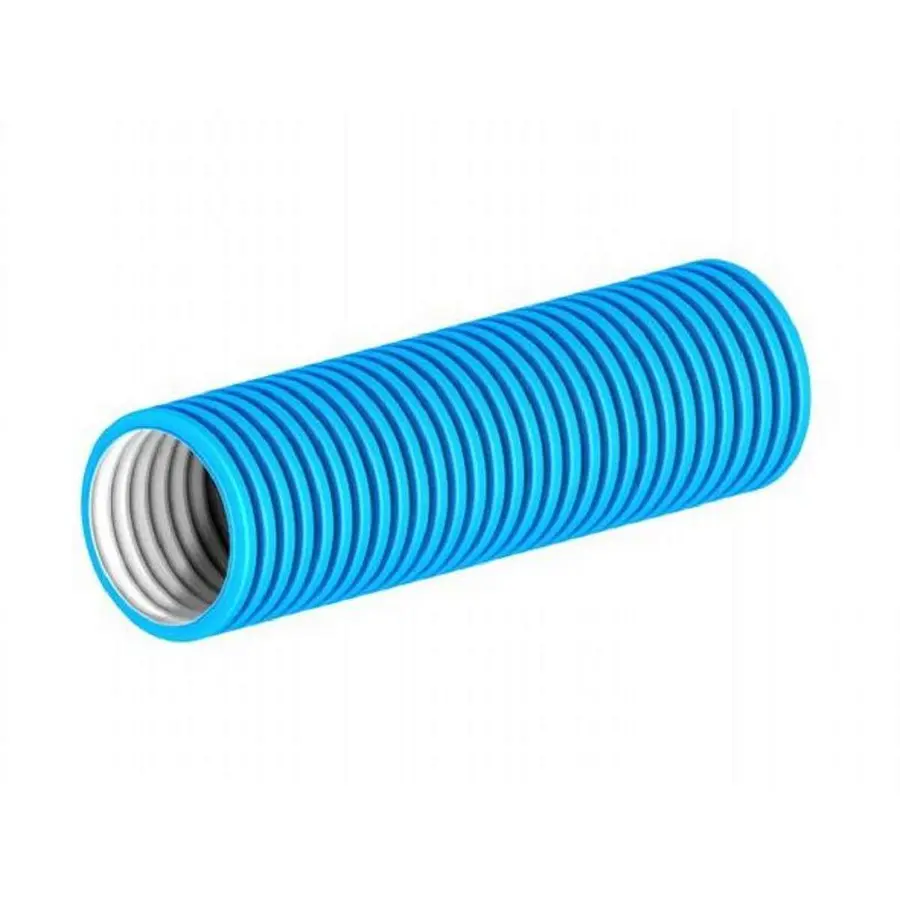 Burgerhout Hybalans+ flexibele buis 92 mm kunststof blauw rol a 50 meter